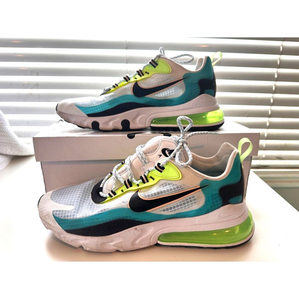 2020 Nike Air Max 270 React Se - Oracle Aqua - Si… - image 1